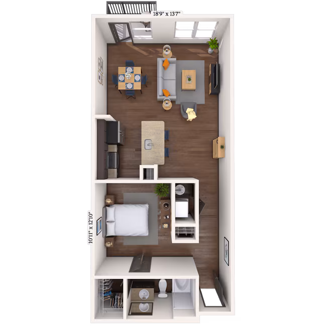 Unit 4210 4210 floor plan